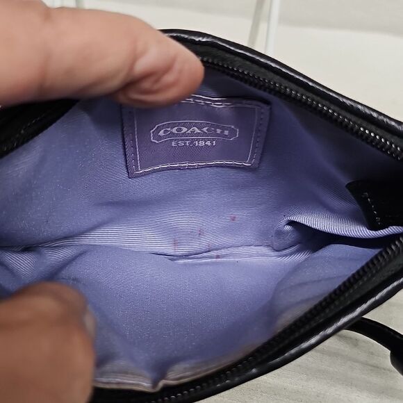 COACH JACQUARD PLEATED WRISTLET  BFPM-02-243 - Picture 5 of 5